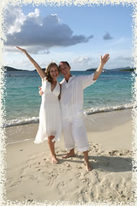 newly weds in the virgin islands!